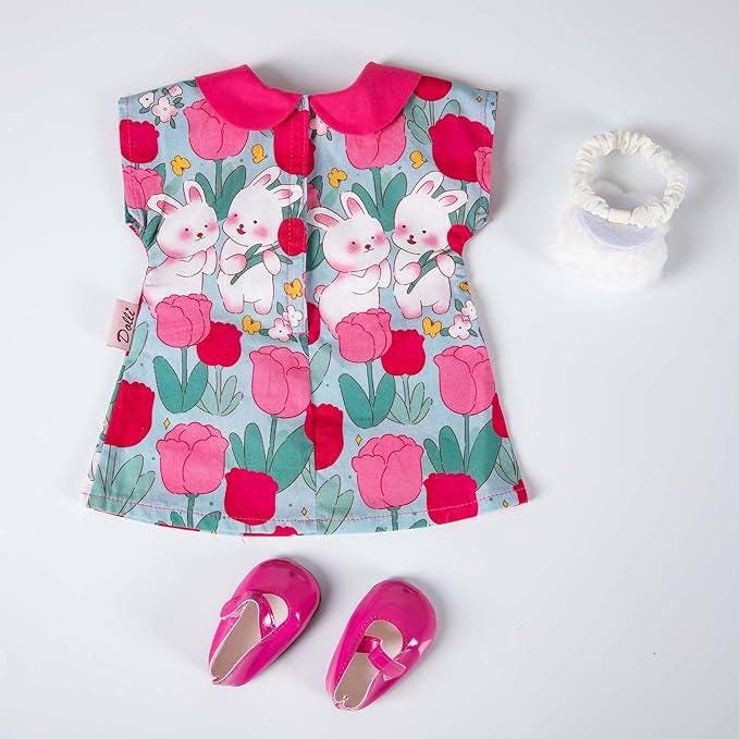 AG Doll Clothes, 3-Piece Rabbit Dress Set for 18" Dolls