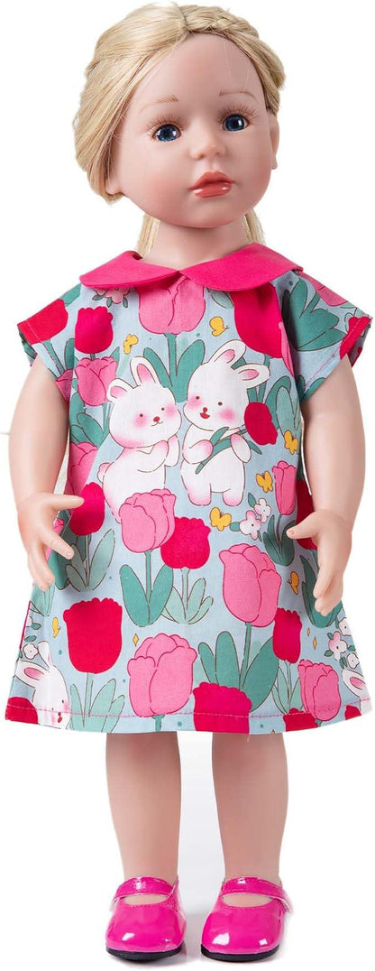 AG Doll Clothes, 3-Piece Rabbit Dress Set for 18" Dolls
