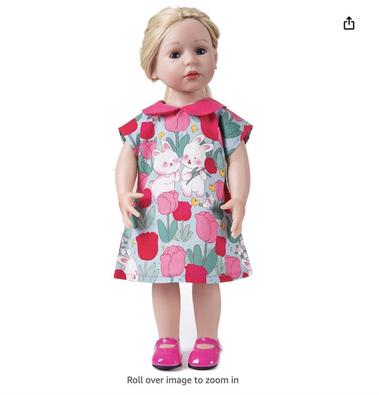 AG Doll Clothes, 3-Piece Rabbit Dress Set for 18" Dolls