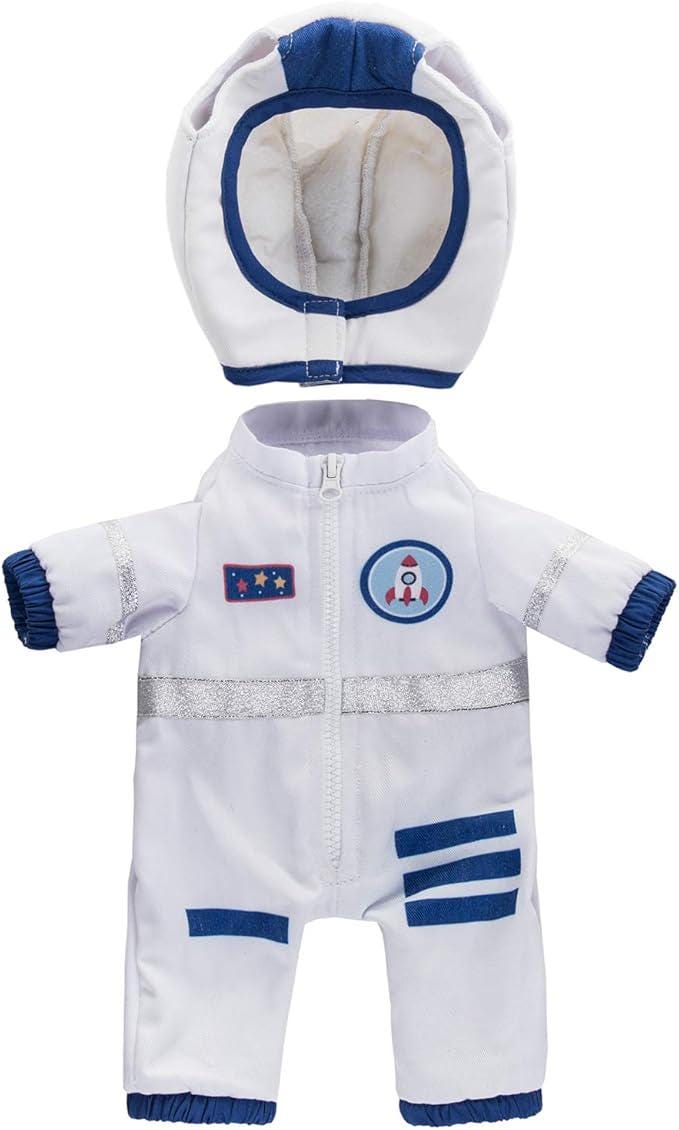 Astronaut Husky Plush Toy, Soft Space Dog, 16" Tall