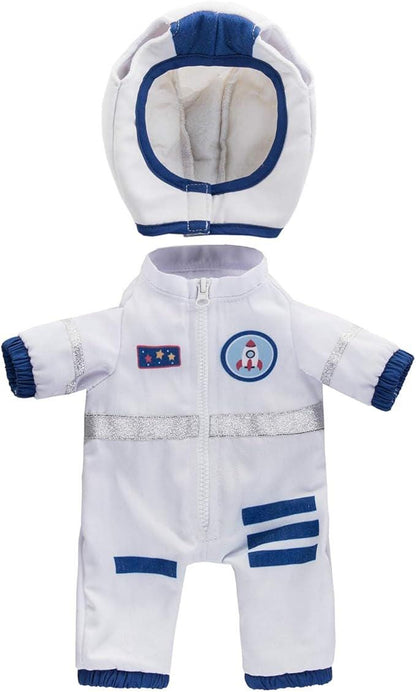 Astronaut Husky Plush Toy, Soft Space Dog, 16" Tall