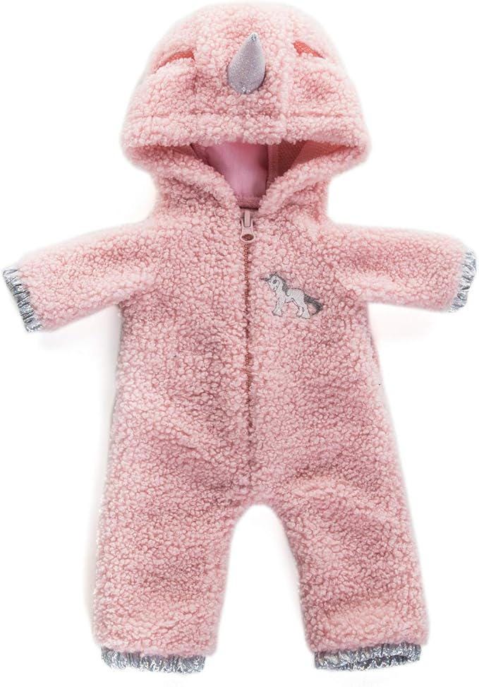 Plush Husky Dog Toy in Pink Unicorn Outfit