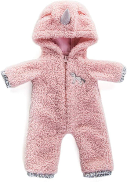 Plush Husky Dog Toy in Pink Unicorn Outfit