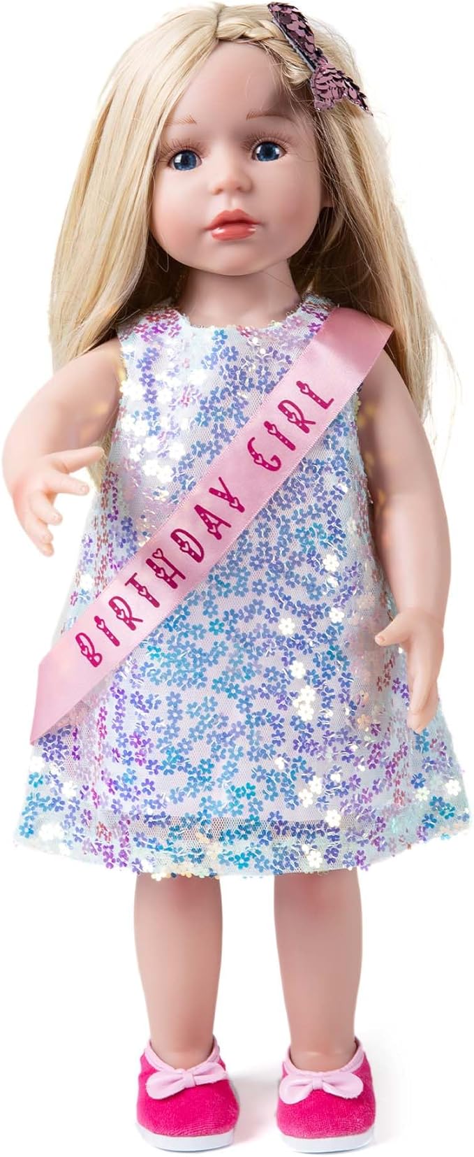 Birthday Girl Sparkle Set – 3-Piece Doll Outfit