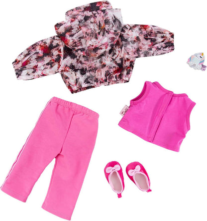 AG Doll Clothes Set, Hooded Jacket, Unicorn Hairpin, 18" Girl Dolls