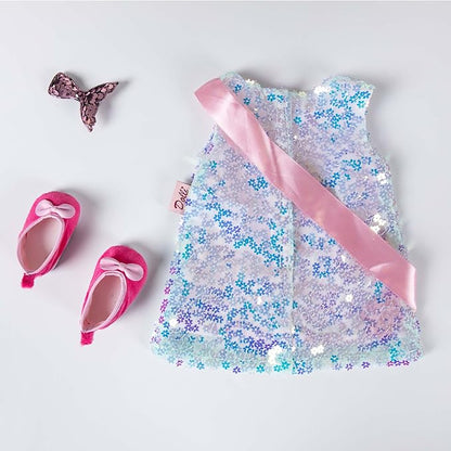 Birthday Girl Sparkle Set – 3-Piece Doll Outfit