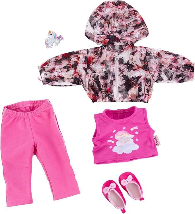 AG Doll Clothes Set, Hooded Jacket, Unicorn Hairpin, 18" Girl Dolls